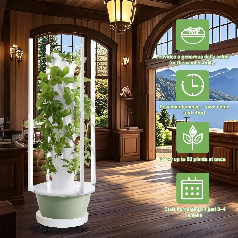 Hydroponic Growing Kit System  - Hydroponic Tower Planter 评论和价格