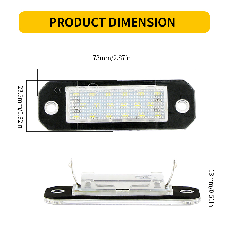 2pcs LED License Number Plate  - Grow Light T5 评论和价格
