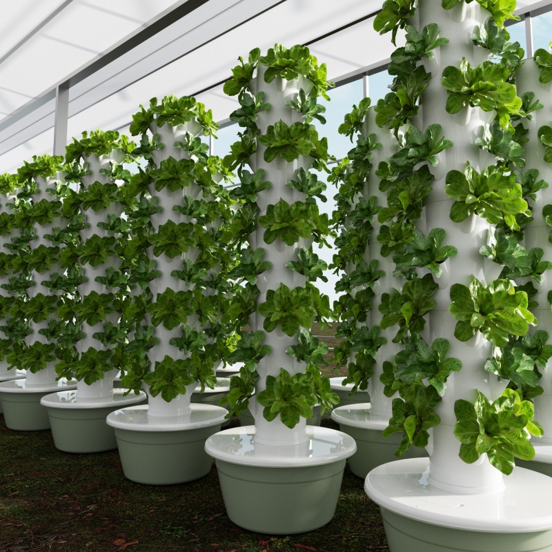 9 Layer Hydroponic Tower Growi - Hydroponic Tower Planter 评论和价格