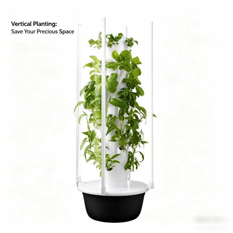 5-Layer Spacetree Hydroponic T - Hydroponic Tower Planter 评论和价格
