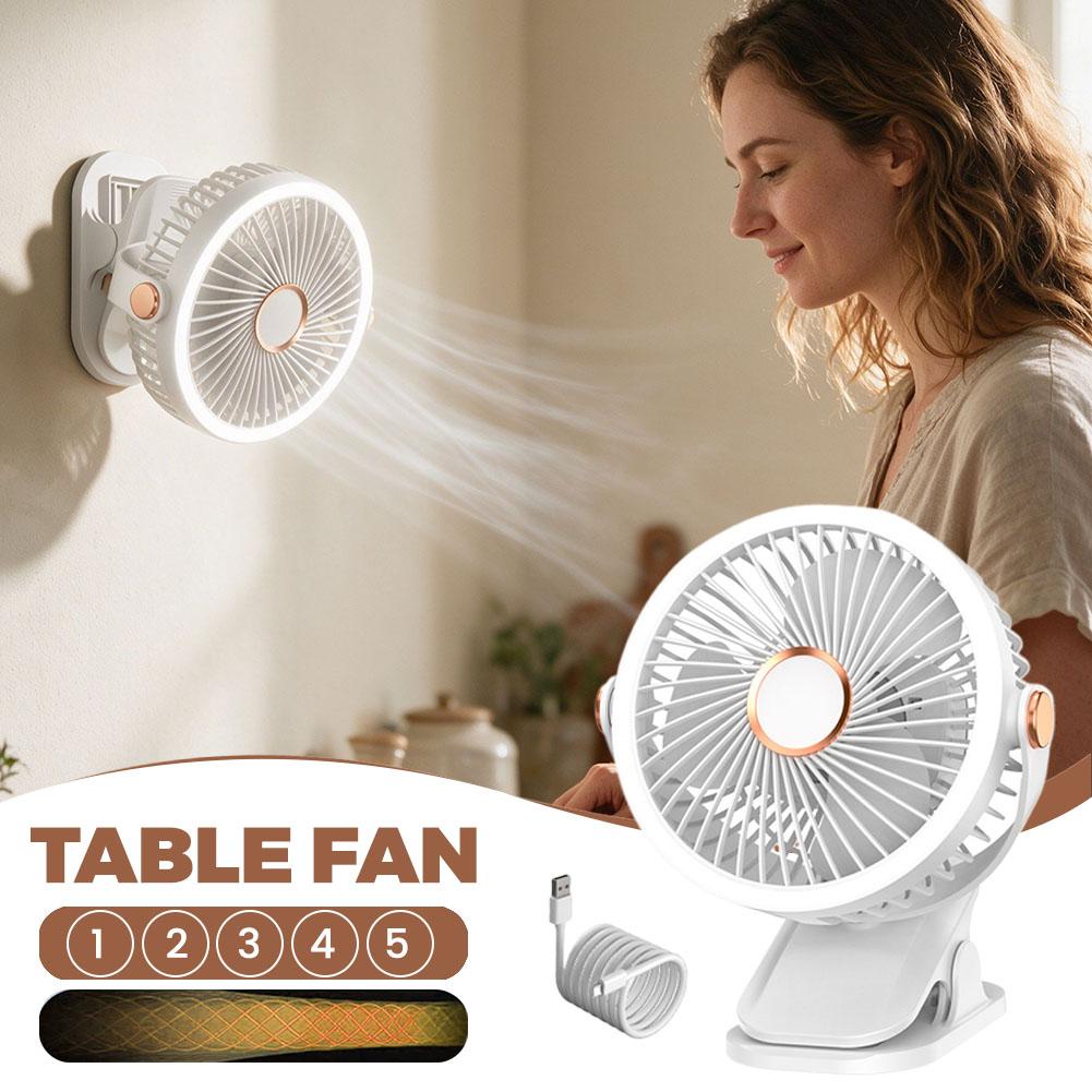 Silent Clip-on Desktop Fan 5 S - Oscillating Fan Clip 评论和价格