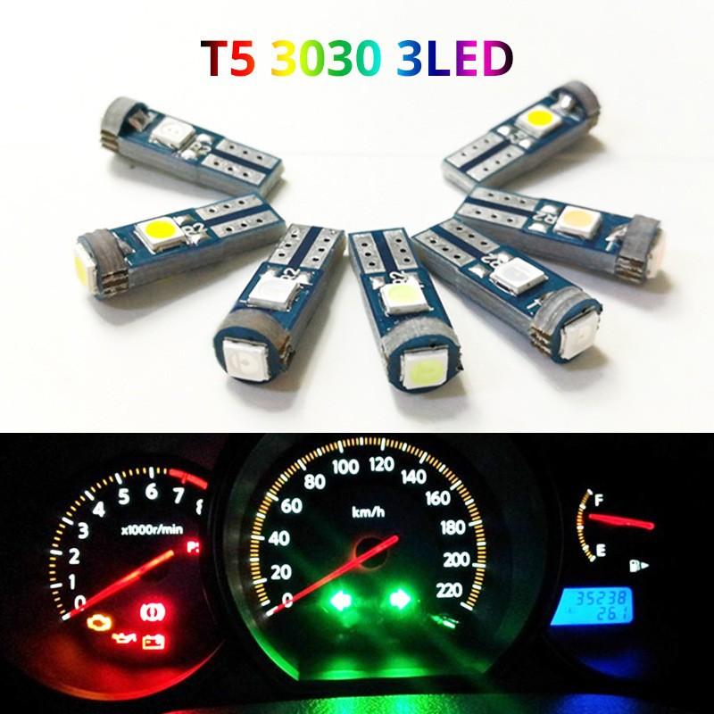 10Pcs T5 Led Bulb Canbus W3W 7 - Grow Light T5 评论和价格