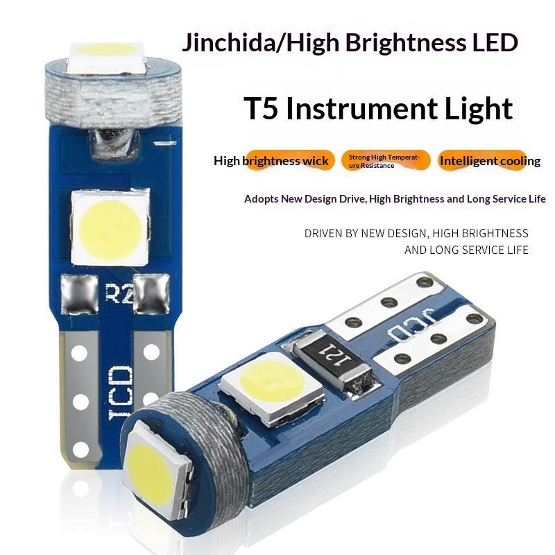 10Pcs T5 Led Bulb Canbus W3W 7 - Grow Light T5 评论和价格