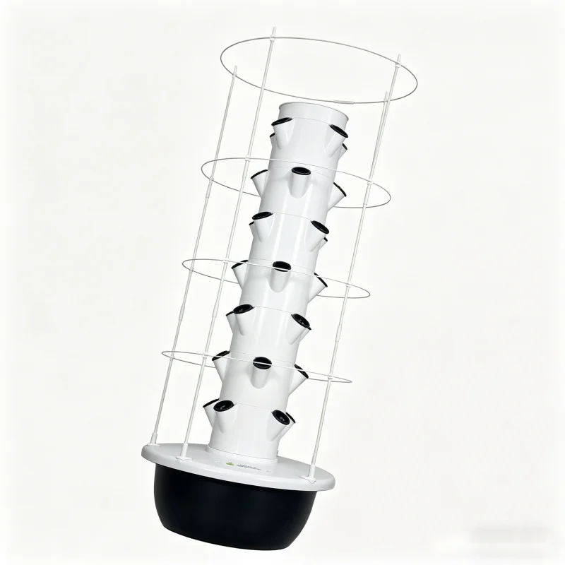 9 Layer Aeroponic Hydroponic V - Hydroponic Tower Planter 评论和价格