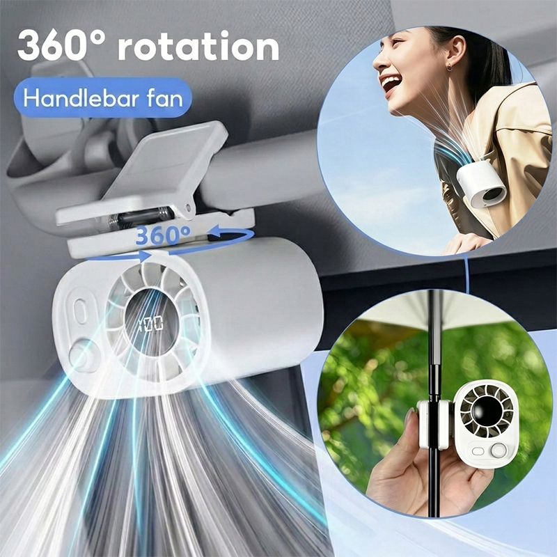 Clip-On Car Fan 360° Rotatable - Oscillating Fan Clip 评论和价格