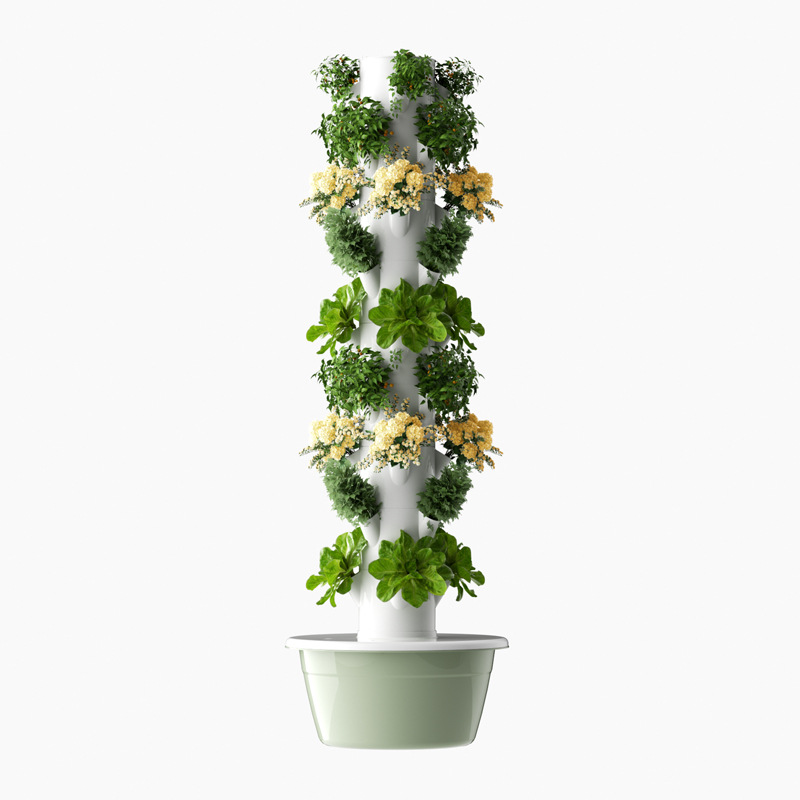 Vertical hydroponic tower Home - Hydroponic Tower Planter 评论和价格