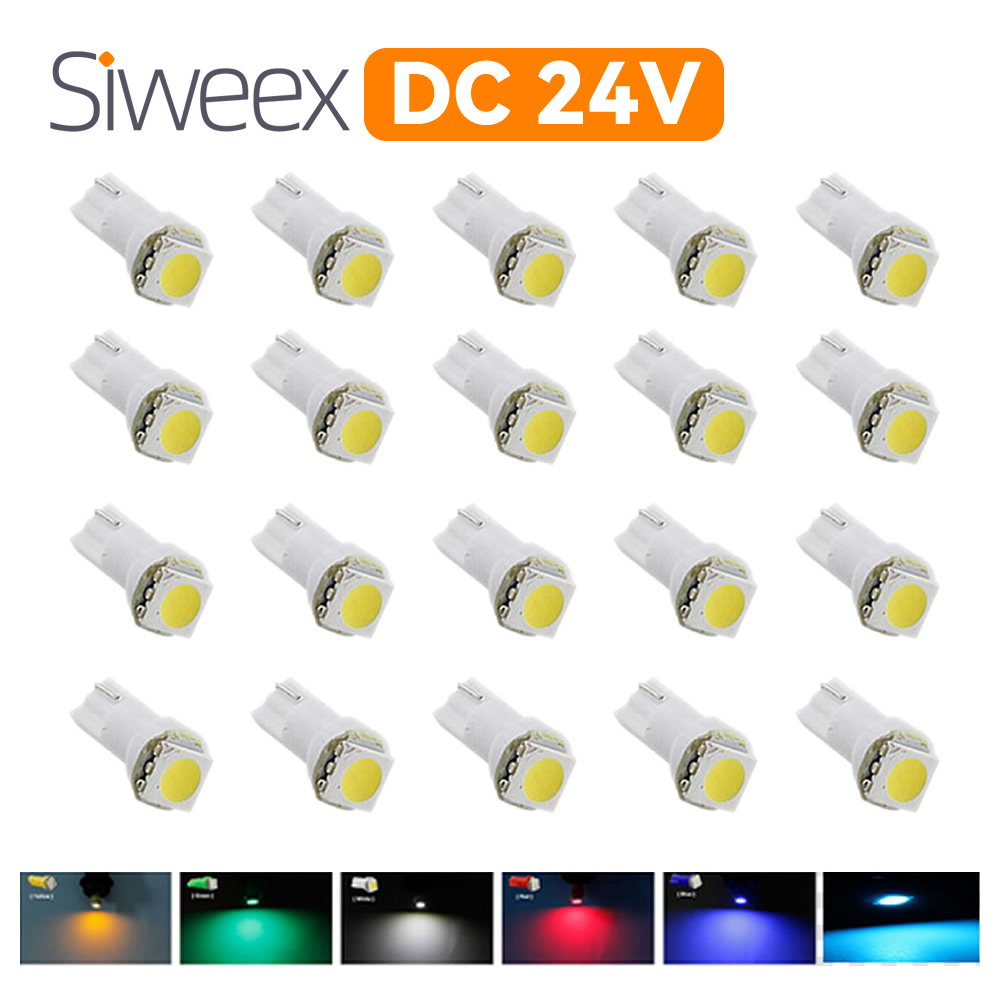 20Pcs T5 DC 24V 5050 LED Bulb  - Grow Light T5 评论和价格