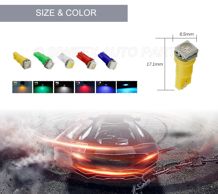 20Pcs T5 DC 24V 5050 LED Bulb  - Grow Light T5 评论和价格