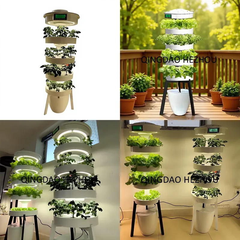 Hezhou Intelligence Hydroponic - Hydroponic Tower Planter 评论和价格