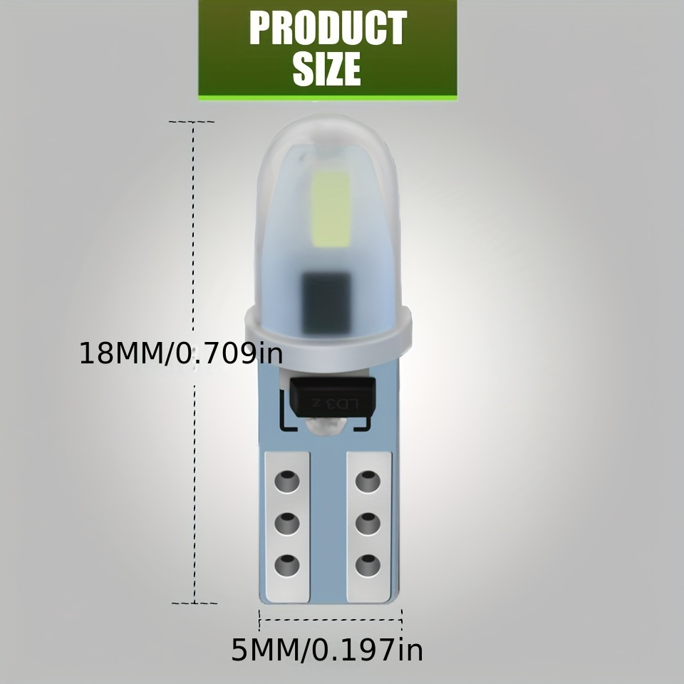 10Pcs T5 LED Wedge Indicator B - Grow Light T5 评论和价格