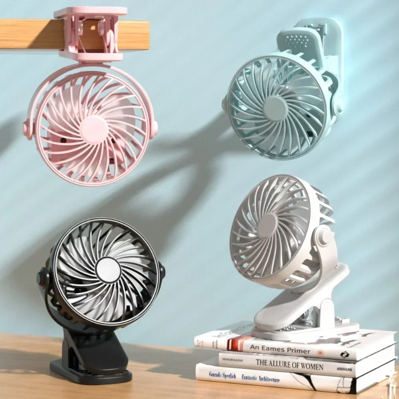 Portable Clip on Fan USB Desk  - Oscillating Fan Clip 评论和价格
