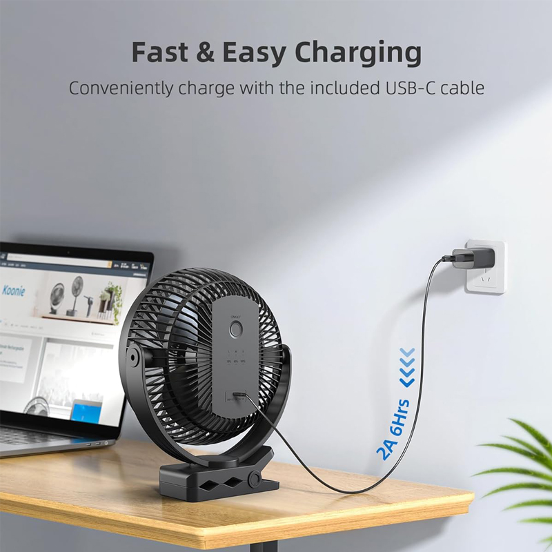 OPOLAR 8inch Rechargeable Clip - Oscillating Fan Clip 评论和价格