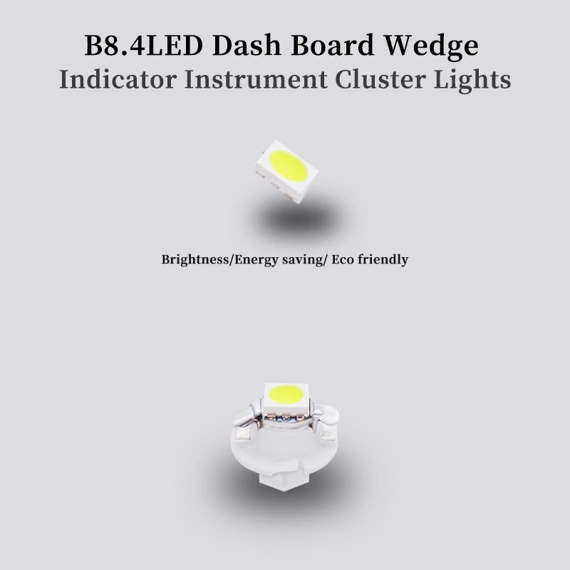 10Pcs 12V 7 Colors B8.4 Brand  - Grow Light T5 评论和价格