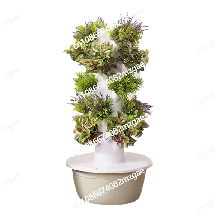 Hydroponic Tower with LED Grow - Hydroponic Tower Planter 评论和价格