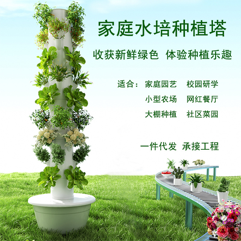 Outdoor Vertical Hydroponic Gr - Hydroponic Tower Planter 评论和价格