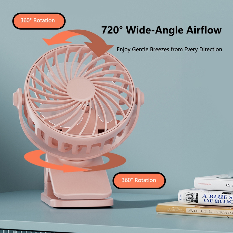 Portable Rechargeable Clip Fan - Oscillating Fan Clip 评论和价格