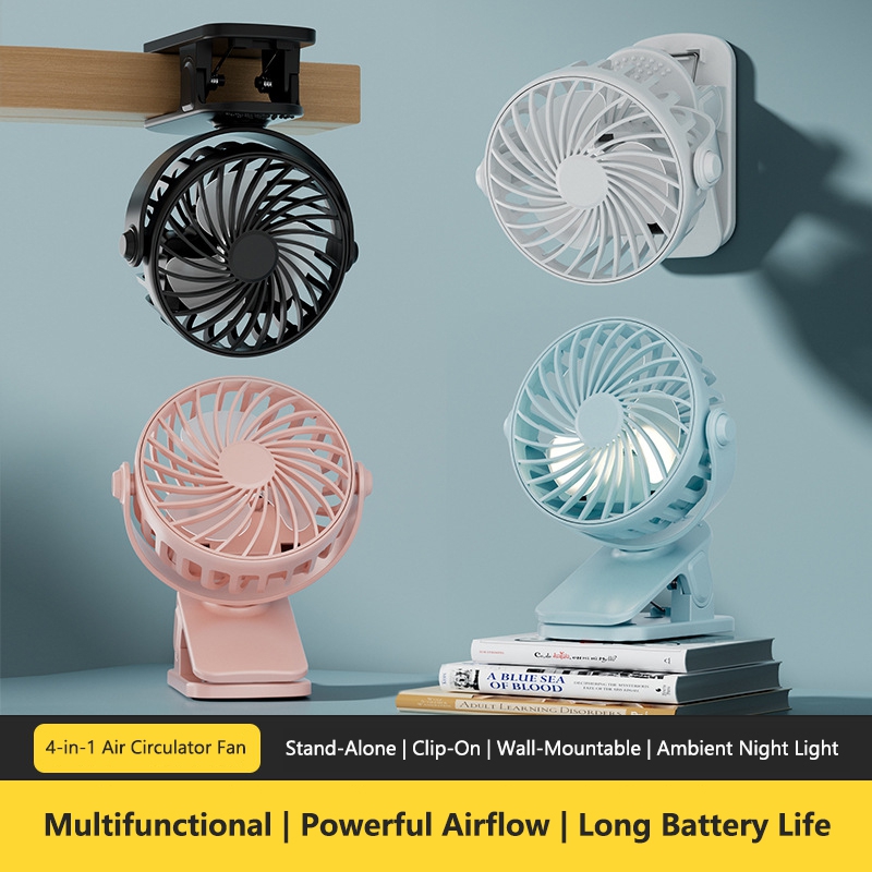 Portable Rechargeable Clip Fan - Oscillating Fan Clip 评论和价格